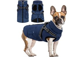 Hondenjas Navy Blauw S Waterdicht Warm Reflecterend 69% Korting