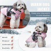 Honden Winterjas Paars XL - Waterdicht & Warm met 74% Korting