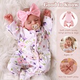 Reborn Babypop Meisje 50 cm - Realistisch Slapend met 34% Korting