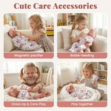 Reborn Babypop Meisje 50 cm - Realistisch Slapend met 34% Korting