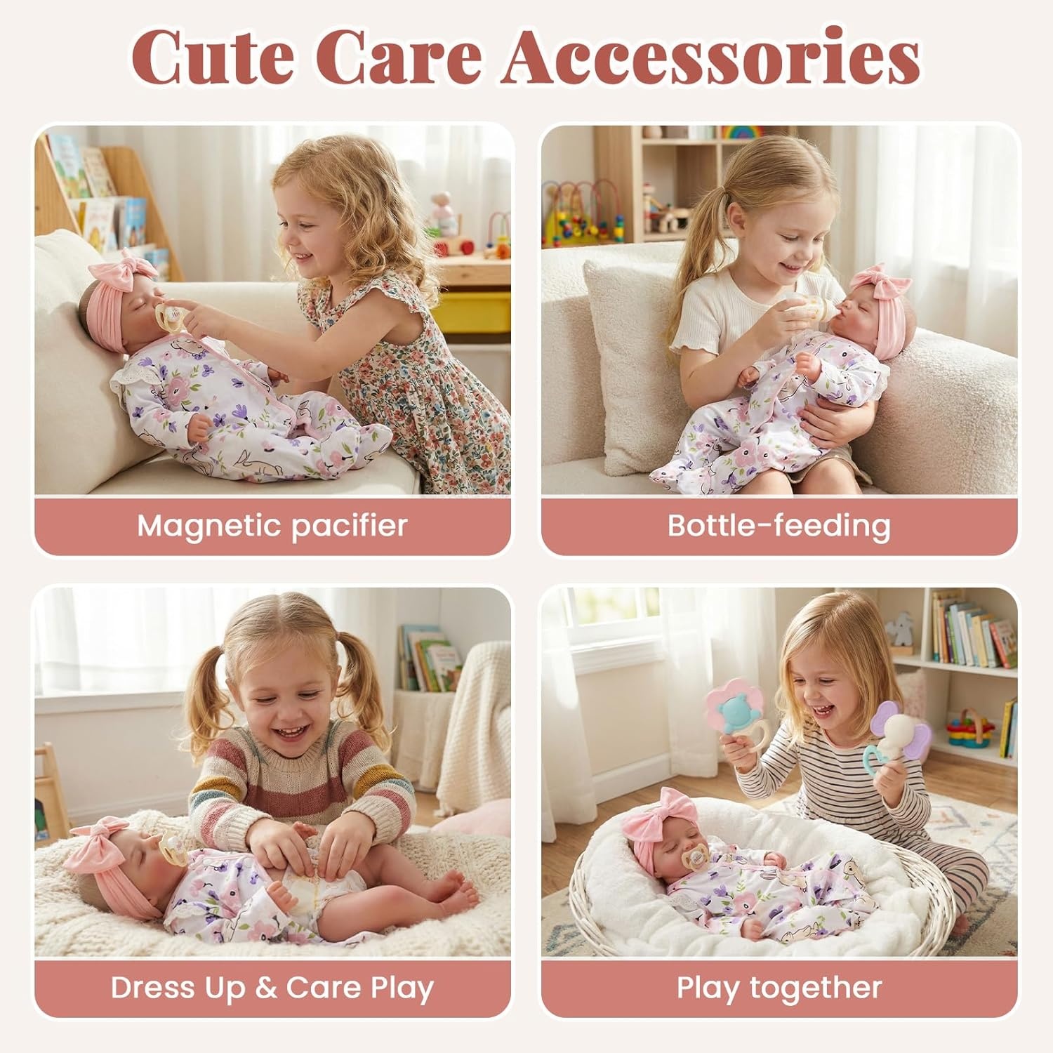 Reborn Babypop Meisje 50 cm - Realistisch Slapend met 34% Korting
