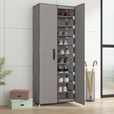 VidaXL Schoenenkast Grijs (60x30x166cm) - 34% Korting