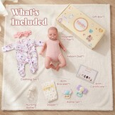 Reborn Babypop Meisje 50 cm - Realistisch Slapend met 34% Korting