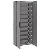 VidaXL Schoenenkast Grijs (60x30x166cm) - 34% Korting