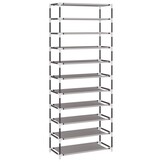 VidaXL Schoenenkast Grijs (60x30x166cm) - 34% Korting