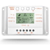 80A mppt Solar Charging Controller 80A 12V/24V Automatische detectie van de spanning Zonnepaneel Intelligentie Controller met LCD-display USB