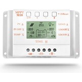80A mppt Solar Charging Controller 80A 12V/24V Automatische detectie van de spanning Zonnepaneel Intelligentie Controller met LCD-display USB