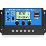 80A mppt Solar Charging Controller 80A 12V/24V Automatische detectie van de spanning Zonnepaneel Intelligentie Controller met LCD-display USB