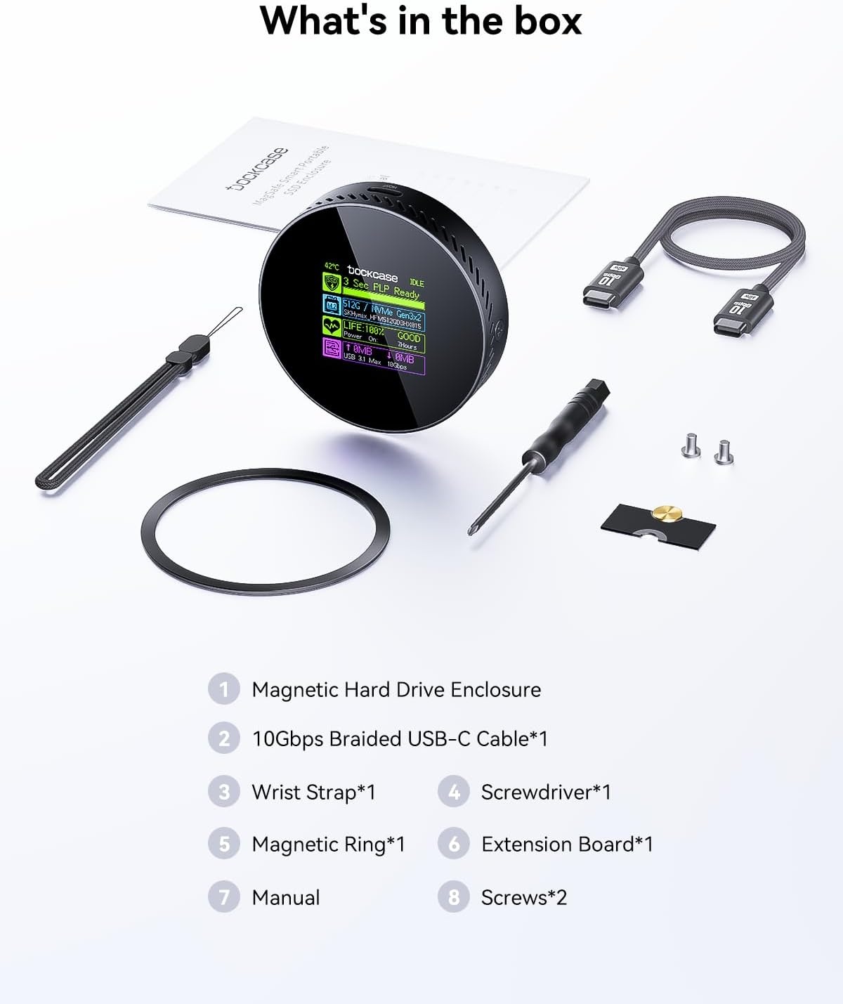 M.2 NVMe SSD Behuizing voor iPhone 16/15 Pro Max (76% korting)
