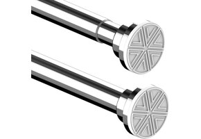 Uittrekbare Douchegordijnstang 85-160cm Zilver (37% Korting)