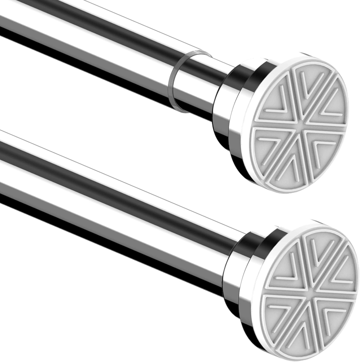 Douchegordijnstang uittrekbaar 85-160 cm Zilver, geen boren