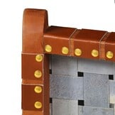 vidaXL Klapstoel Leer Bruin - 52% Korting!