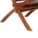 vidaXL Klapstoel Leer Bruin - 52% Korting!