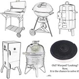 BBQ Roker Afdichting Pakking - Hittebestendig & Zelfklevend (27% Korting!)