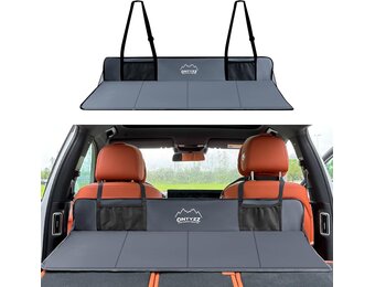 ONTYZZ Niet-opblaasbare auto-campingmatras Opvouwbaar SUV-bedmatras voor slaap Draagbare autorugleuningverlenging voor SUV-vrachtwagen