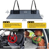 ONTYZZ Niet-opblaasbare auto-campingmatras Opvouwbaar SUV-bedmatras voor slaap Draagbare autorugleuningverlenging voor SUV-vrachtwagen