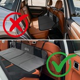 ONTYZZ Niet-opblaasbare auto-campingmatras Opvouwbaar SUV-bedmatras voor slaap Draagbare autorugleuningverlenging voor SUV-vrachtwagen