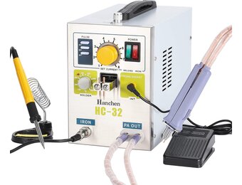 Hanchen Puntlasapparaat voor accu lasapparaat professionele batterijen puntlasapparaat Spot Welder lassen & solderen 2 in1 voor 18650 16430 22650 32650 batterij 220 V