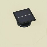 VidaXL Wandparasol met LED's - 300 cm Zandkleurig - 61% Korting!