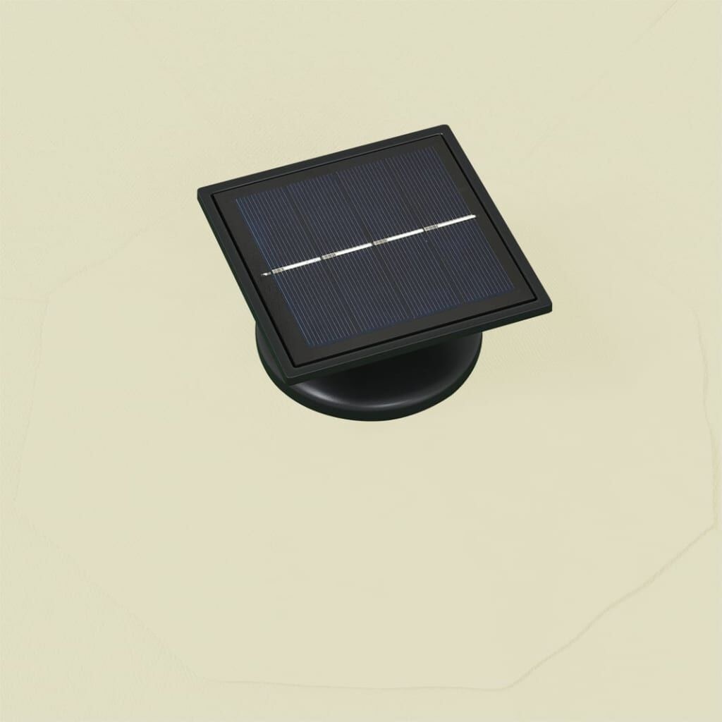 VidaXL Wandparasol met LED's - 300 cm Zandkleurig - 61% Korting!