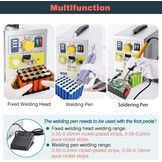 Hanchen Puntlasapparaat voor accu lasapparaat professionele batterijen puntlasapparaat Spot Welder lassen & solderen 2 in1 voor 18650 16430 22650 32650 batterij 220 V