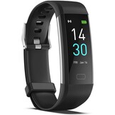 Fitnesstracker met Hartslagmeter, Bloeddruk, Fitnesshorloge Waterdicht IP68, 16 Sportmodi, Stappenteller, Calorieënteller, Activiteitstracker Dames Heren Kinderen, Smartwatch iOS en Android