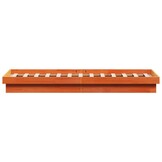 vidaXL Bedframe Grenenhout met LED - 140x200 cm - 35% Korting