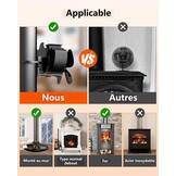 Magnetische Kachelventilator: 76% Korting, Stil & Stroomloos