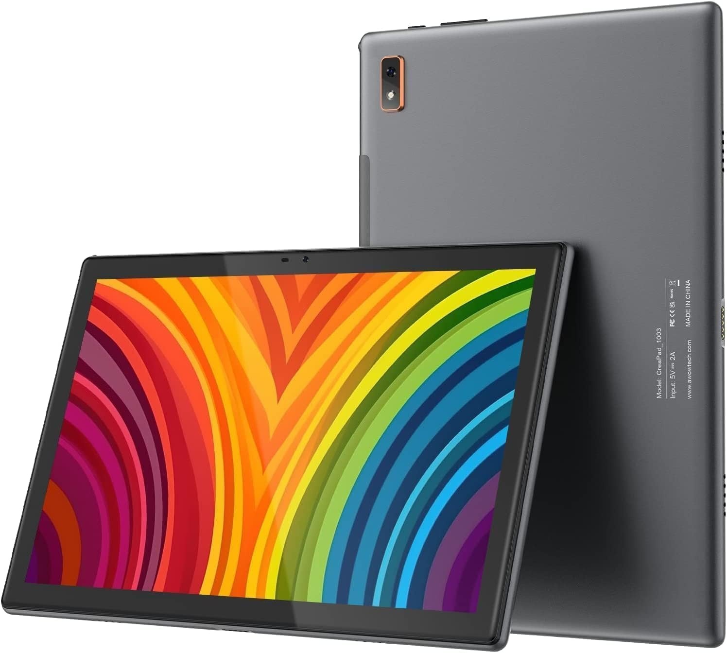AWOW 2-in-1 Tablet Android 11, 10.1 Inch, Octa-Core CPU, 64GB ROM(TF 512GB), 1920 x 1200 IPS Display, 5+13MP Camera, Face Detection, 2.4G + 5G WiFi/Type-C/Bluetooth