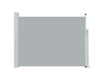 vidaXL Tuinscherm uittrekbaar 120x500 cm grijs