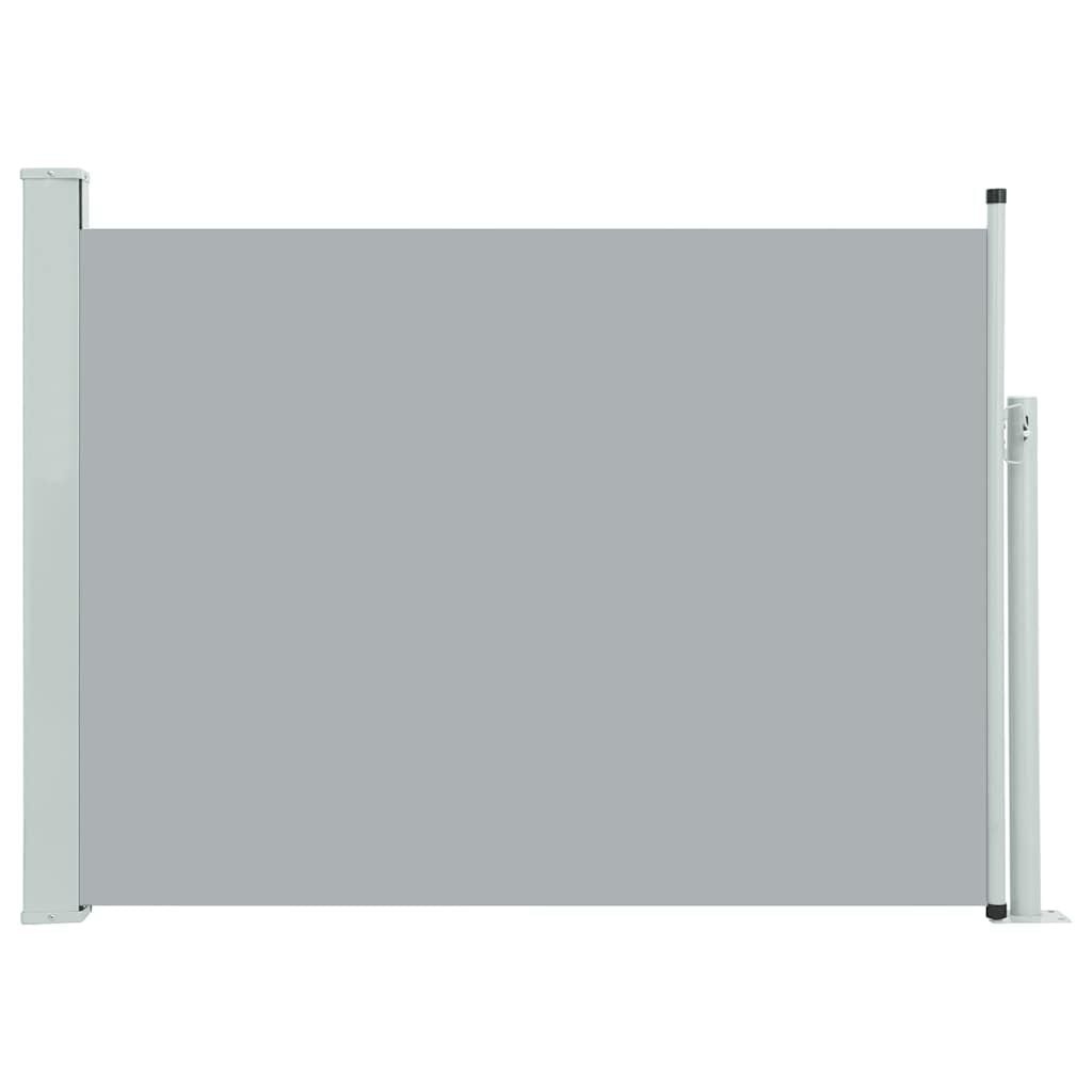 vidaXL Tuinscherm uittrekbaar 120x500 cm grijs