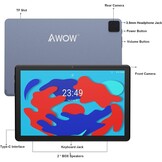 AWOW 2-in-1 Tablet Android 11, 10.1 Inch, Octa-Core CPU, 64GB ROM(TF 512GB), 1920 x 1200 IPS Display, 5+13MP Camera, Face Detection, 2.4G + 5G WiFi/Type-C/Bluetooth