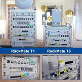 GeeekPi DeskPi RackMate T1, 10 Inch 8U Server Cabinet, 200mm Mini Rack met Rack Schap en Blank Panel, voor 10 Inch AV, NAS en Server Apparatuur (Zilver)