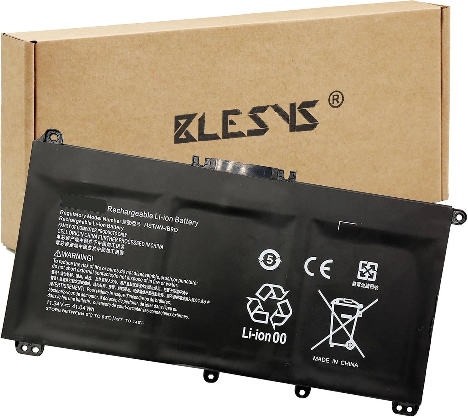BLESYS HW03XL batterij voor HP Pavilion 15-EG 15-EG 15-EH 17-CN 17-CP 15-eg0xxx 255 G8 G9 Series HWO3XL L97300-005 L96887-1D1 L96887-421 L968887-421 L968888 7-AC1 Laptop 11.34V/41.04Wh