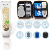 Bimirth Stille tondeuse voor kinderen, stille tondeuse voor kinderen, draadloze haarsnijmachine, USB-oplaadbaar, waterdicht, 3 geleidingskammen (met opbergtas)