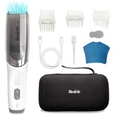 Bimirth Stille tondeuse voor kinderen, stille tondeuse voor kinderen, draadloze haarsnijmachine, USB-oplaadbaar, waterdicht, 3 geleidingskammen (met opbergtas)