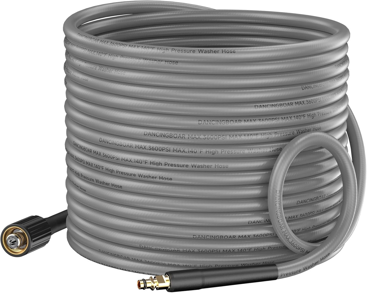 10M Hogedrukreiniger Vervangende Slang voor Karcher K2 K3 K4 K5 K6 K7, Klik Bajonet naar M22 14mm 3600PSI Super Flexibele Hogedrukslang voor Kärcher Alleen Schroefdraad Uitlaat