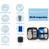 Bimirth Stille tondeuse voor kinderen, stille tondeuse voor kinderen, draadloze haarsnijmachine, USB-oplaadbaar, waterdicht, 3 geleidingskammen (met opbergtas)