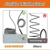 10M Hogedrukreiniger Vervangende Slang voor Karcher K2 K3 K4 K5 K6 K7, Klik Bajonet naar M22 14mm 3600PSI Super Flexibele Hogedrukslang voor Kärcher Alleen Schroefdraad Uitlaat