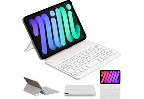 Toetsenbordhoes voor iPad Mini 6 (8,3") Wit - 36% Korting