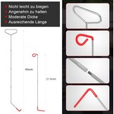 Menborn Professioneel autogereedschapsset 16-delig met lange greep, luchtkeilpump, spoorloze keil, handschoenen, onmisbaar autogereedschap voor noodgevallen