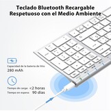 Spaans QWERTY Toetsenbord - Draadloos Bluetooth - 84% Korting