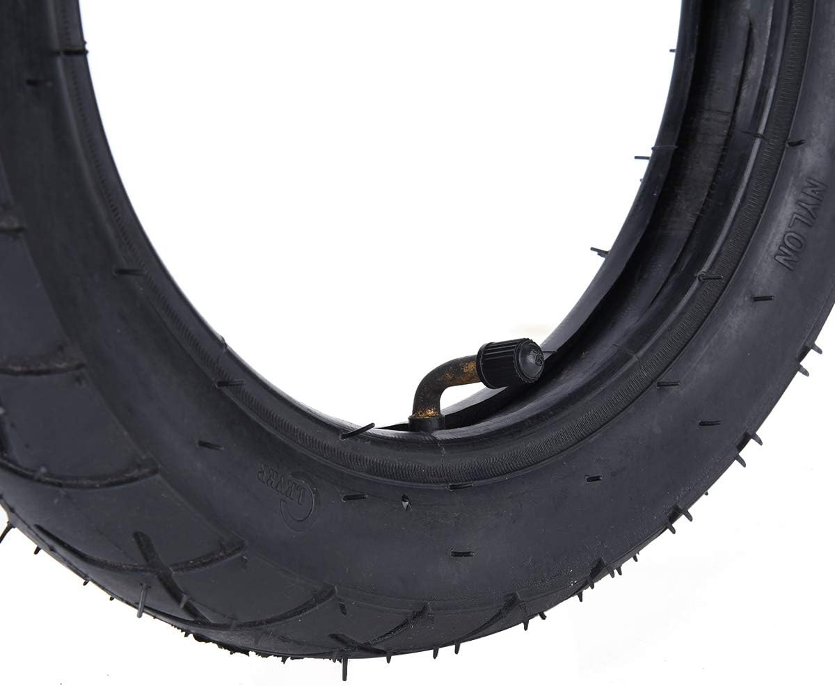 Set van 2 banden 12,5 x 2,25 (12 1/2 x 2 1/4 inch) + slang met gevouwen ventielschacht TR87 vervanging voor Razor, GT - benzine en elektrische scooter, banden voor kinderen en balansfietsen