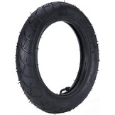 Set van 2 banden 12,5 x 2,25 (12 1/2 x 2 1/4 inch) + slang met gevouwen ventielschacht TR87 vervanging voor Razor, GT - benzine en elektrische scooter, banden voor kinderen en balansfietsen