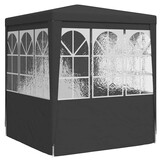 vidaXL Partytent met zijwanden professioneel 90 g/m² 2x2 m antraciet