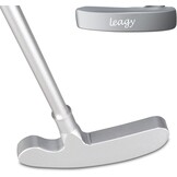 Golfputter, tweerichtingsgolfputters voor mannen, rechts/linkshandig miniclub-golfset voor binnen en buiten, stevige putterschacht met 2 oefengolfballen en 1 opbergtas voor elke putting groene mat