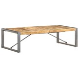 VidaXL Salontafel Ruw Mangohout 140x70 cm - 58% Korting