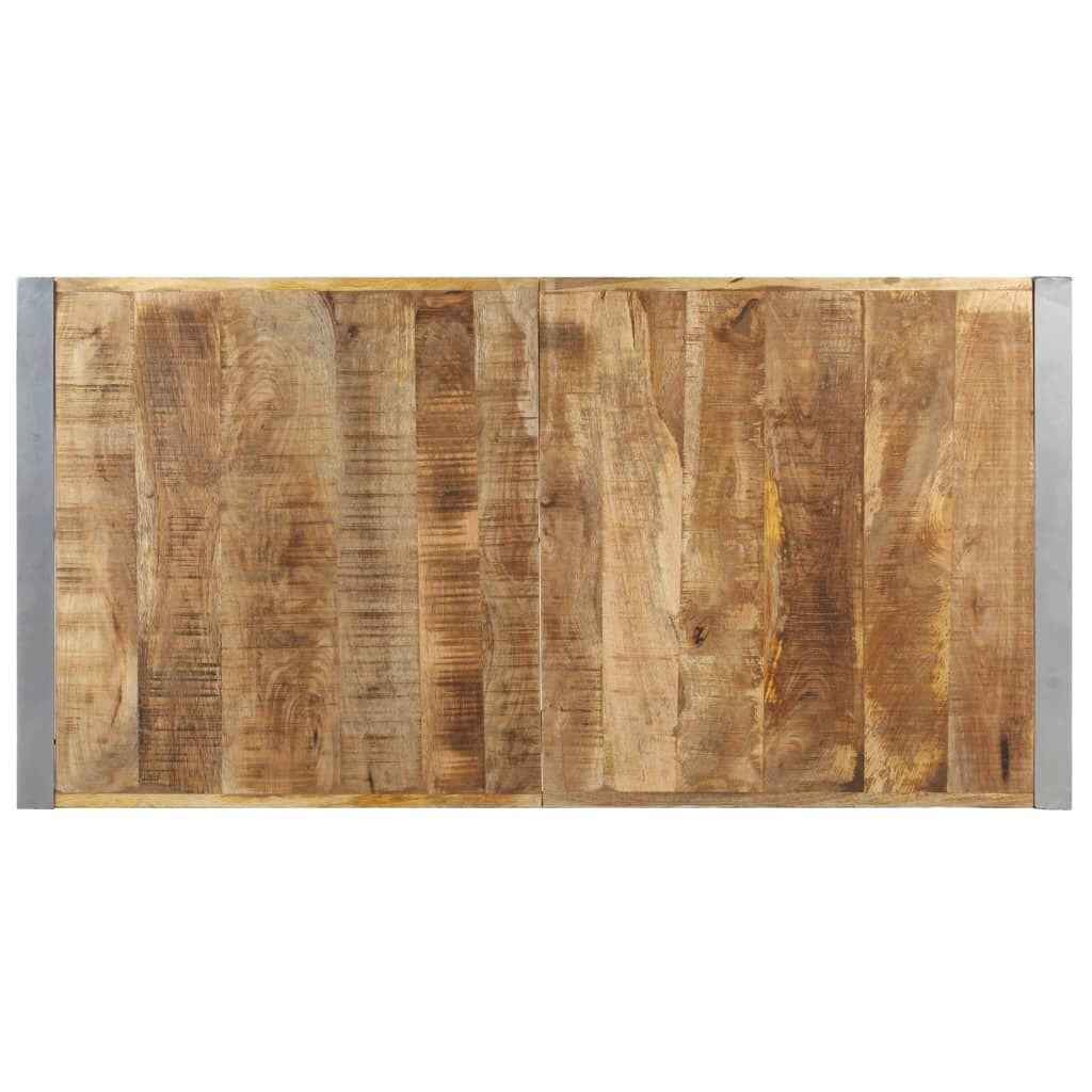 vidaXL Salontafel 140x70x40 cm ruw mangohout