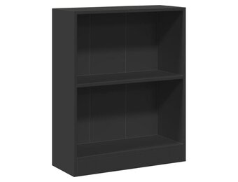 vidaXL Boekenkast 60x24x76 cm bewerkt hout zwart