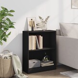 vidaXL Boekenkast 60x24x76 cm bewerkt hout zwart